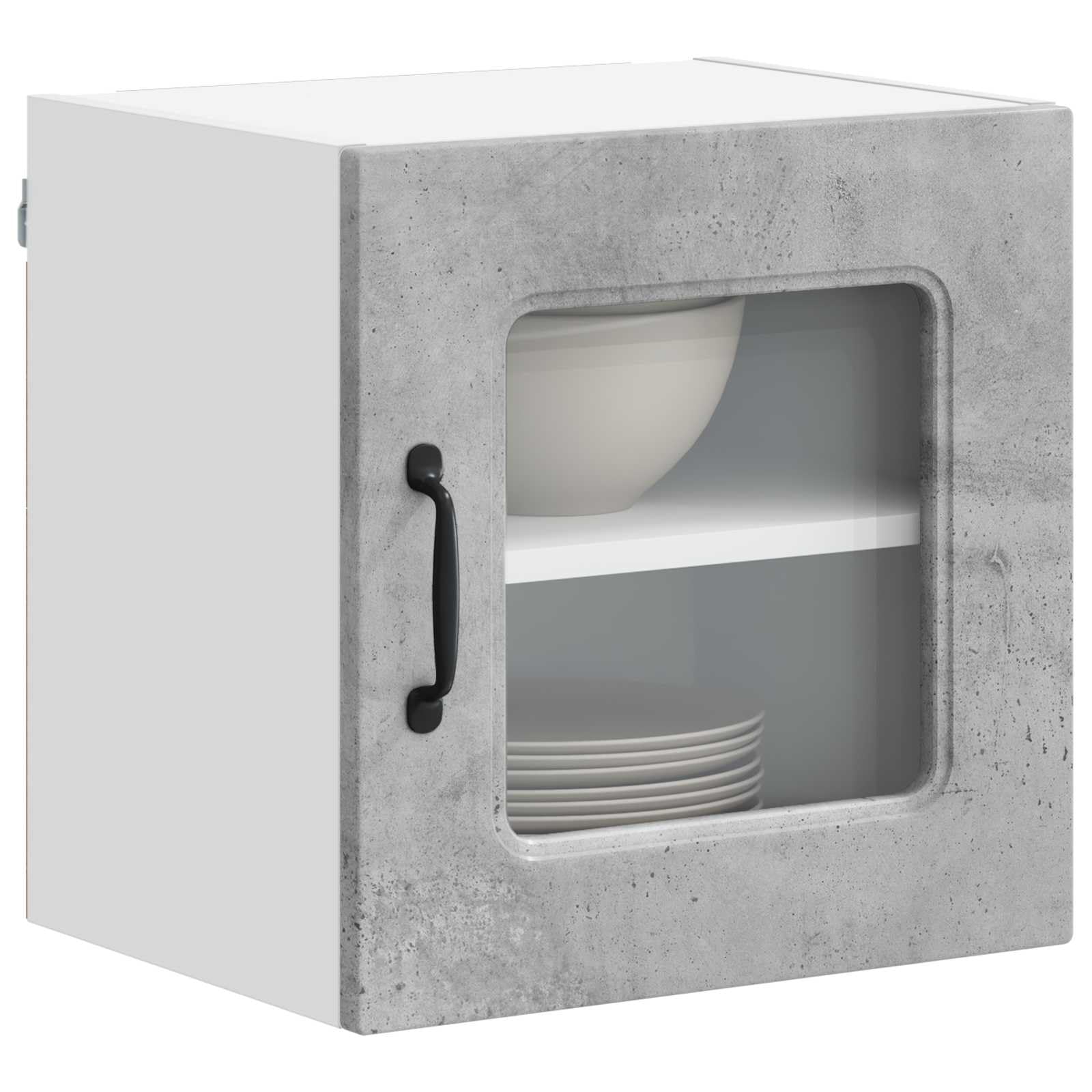 vidaXL Dishwasher Panel Kalmar Concrete Grey 40 x 31 x 40 cm, Elegant Modern Kitchen Shelf, Ample Storage Solutions, Rectangular Wall Cabinet, Utensil Organizer for Home Essentials — image 1