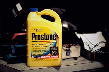 Prestone All Vehicles Antifreeze and Coolant Ready to Use, 1 Gallon, Pack of 6