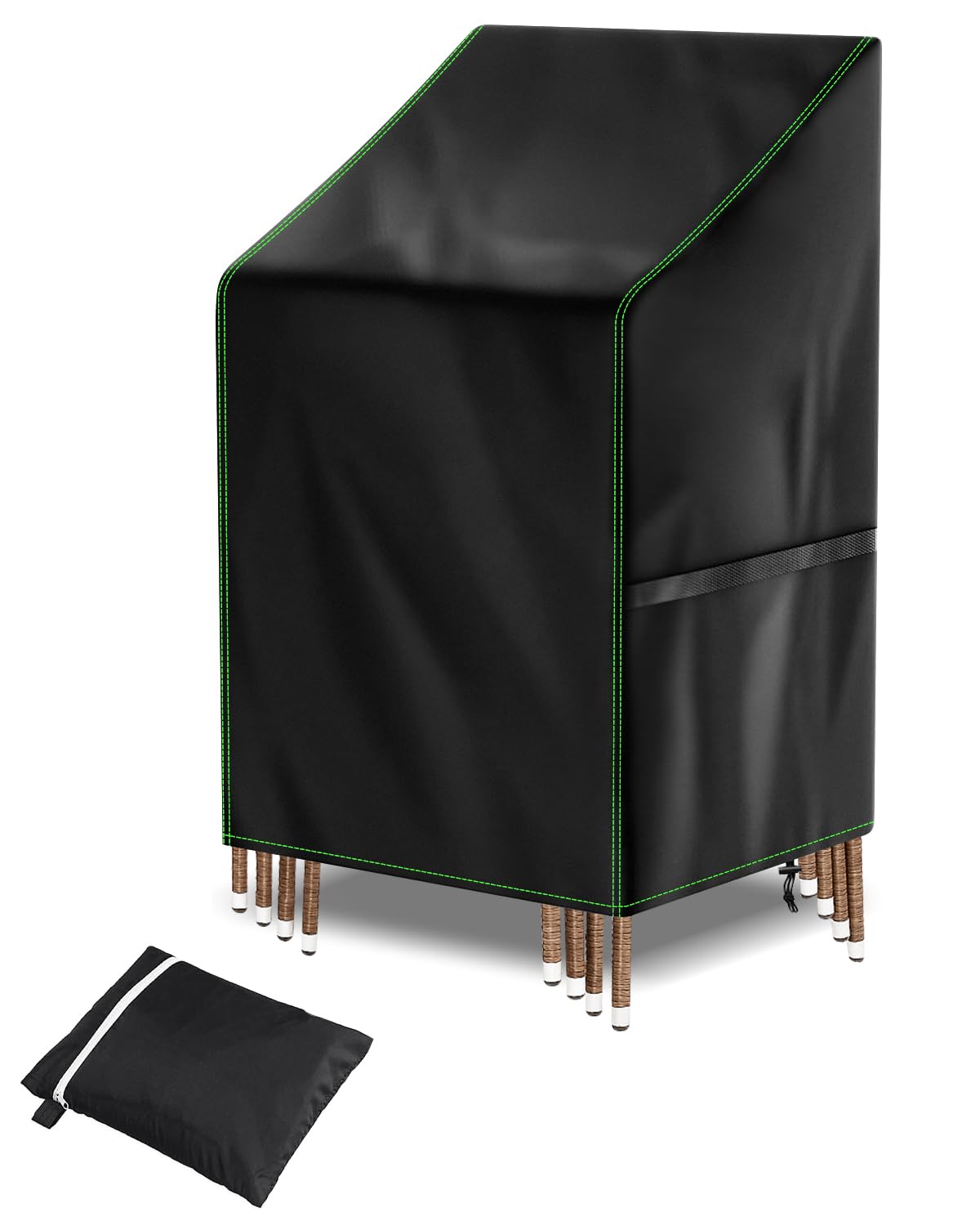 Lot De 2 Chaises De Jardin Empilables Wendell - SKLUM - Vert