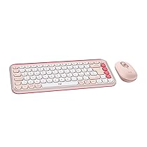 Logitech POP ICON COMBO, kit mouse e tastiera Bluetooth, digitazione comoda, tasti e pulsanti programmabili, clic discreti, Easy-Switch fino a 3 dispositivi, ITA QWERTY – Rosa