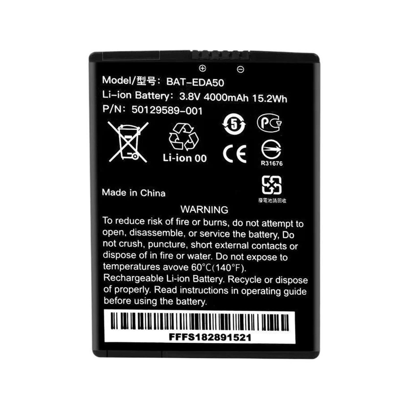 Batería De 4000mAh BAT-EDA50 For Honeywell EDA50 EDA50hc EDA40 EDA50k