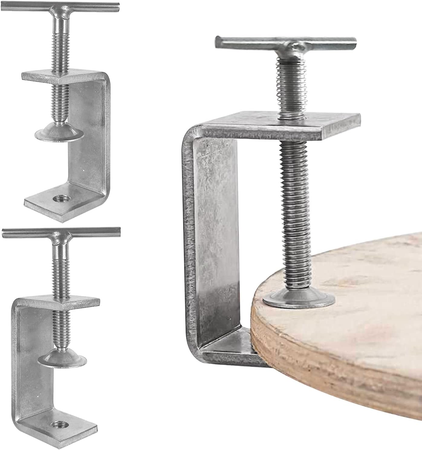 Morsetto A G 50mm VC22 - In Ghisa Con Barra Filettata, Per Serraggio Professionale - Foto 4