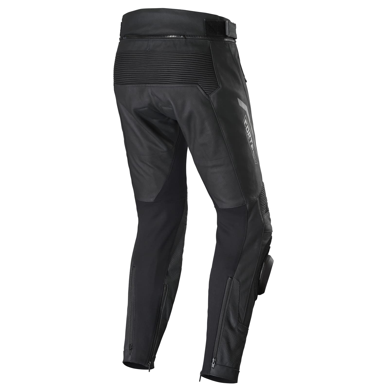 cortech Women's Revo Sport Leather Motorcycle Pants Black