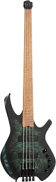 Cort SPACE4SDG Artisan Series Space 4 Bass Guitar, Star Dust Green
