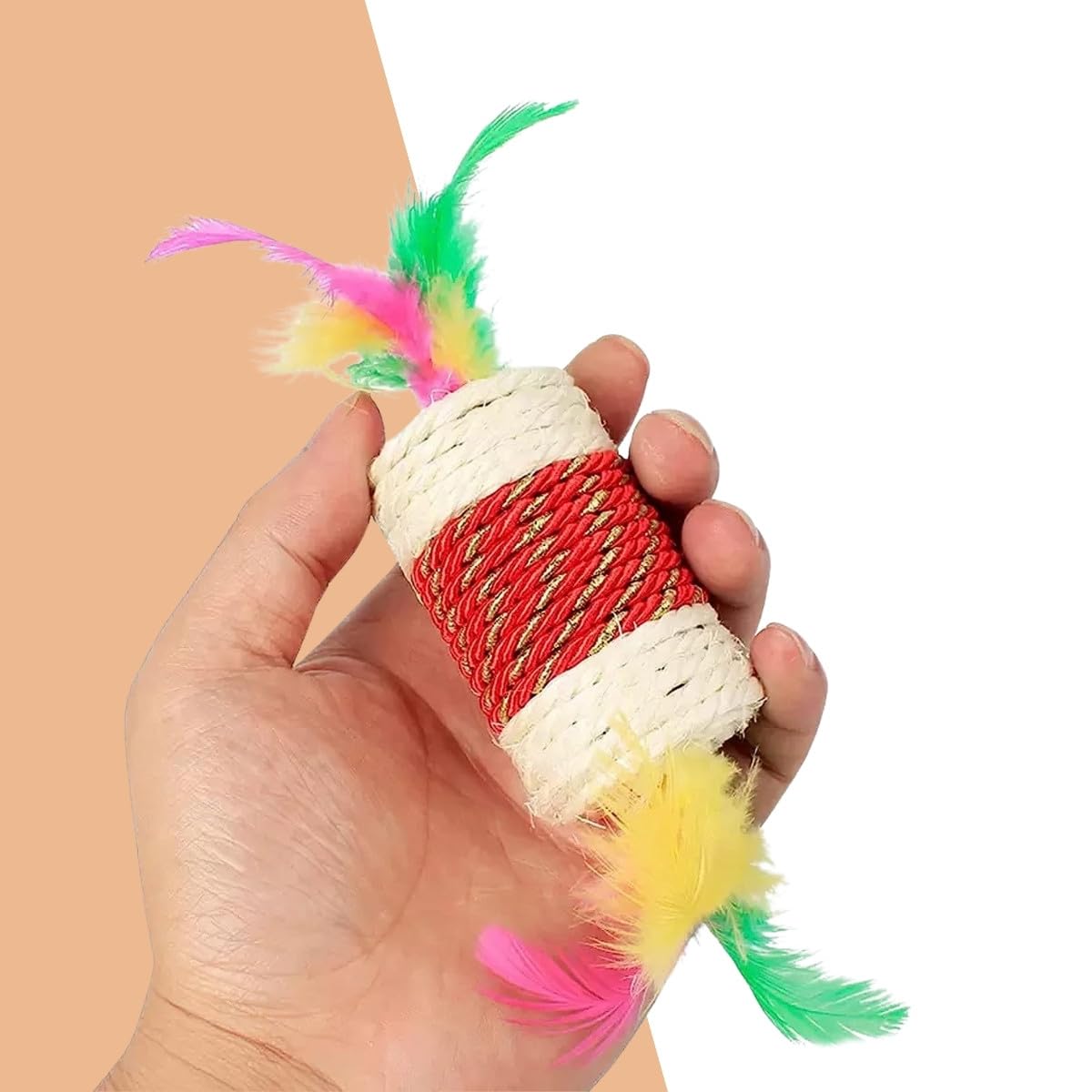 LOKO Cat Interactive Toy Scratcher Toy for Cat, Kitten Toy. Pack of 1 (Color May Vary) (B0D771P16Q) Amazon Price History, Amazon Price Tracker