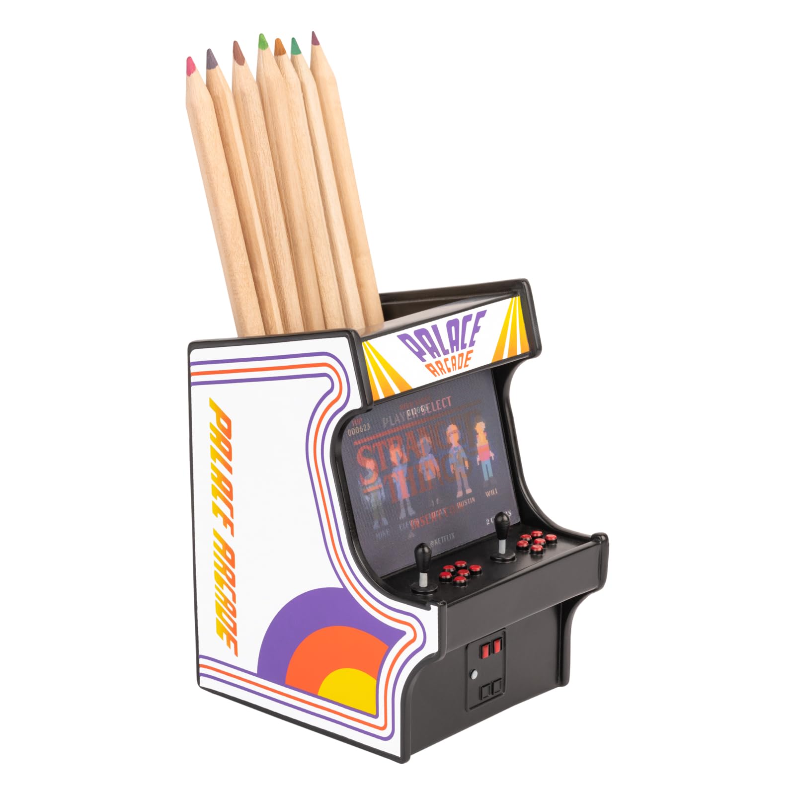 Grupo Erik Stranger Things Pen Holder | Pen Holder For Desk, Pen Pot, Pencil Pot, Pencil Holder | Desk Organiser, Desk Accessories | Gamer Gifts, Gaming Desk Accessories