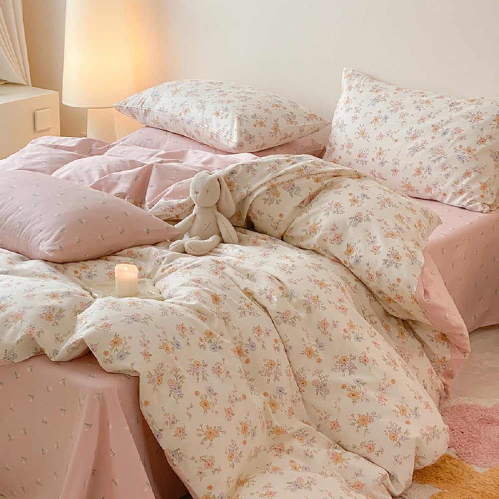 Sedefen Bettwäsche Set 135x200cm Baumwolle Grün Dunkelgrün Einfarbig Premium Renforce Uni Einzelbett Bettbezug und 1 Kissenbezug 80x80cm mit Reißverschluss