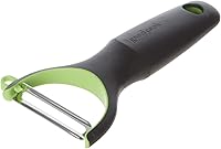 GoodCook Y-Shaped Peeler Straight Blade Stainless Steel Non-Slip Grip Vegetable Fruit Peeler Black