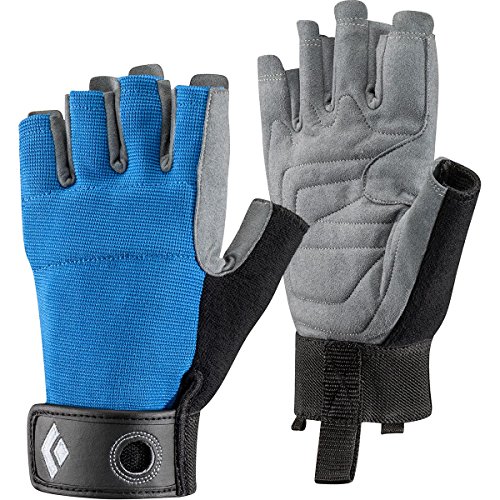 Black Diamond Crag Half-Finger Climbing Gloves, Cobalt, Small