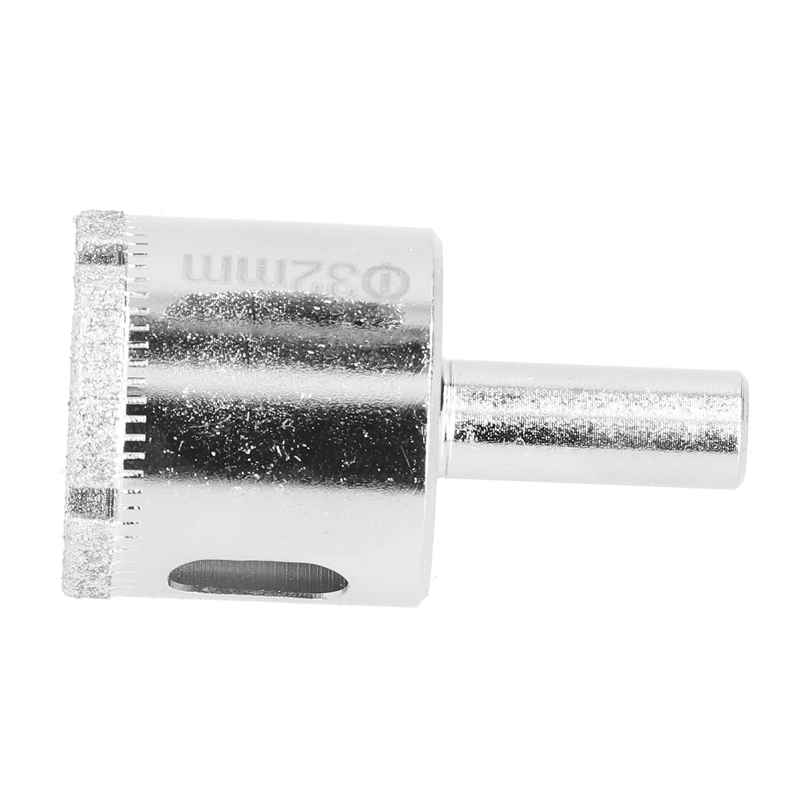 Respicefinem 32mm Alloy Steel Glass Opener Bit Ceramic Hole Cutter Ideal for Glass and Ceramics Cutting with Sharper Longer Service Life Stable Triangular Foot Handle Design