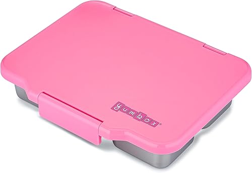Miniatura 8 de Yumbox Prêt - Lonchera Bento de acero inoxidable, 3 compartimentos, sellado seguro, sin BPA, apta para lavavajillas, compacta y ligera para niños y
