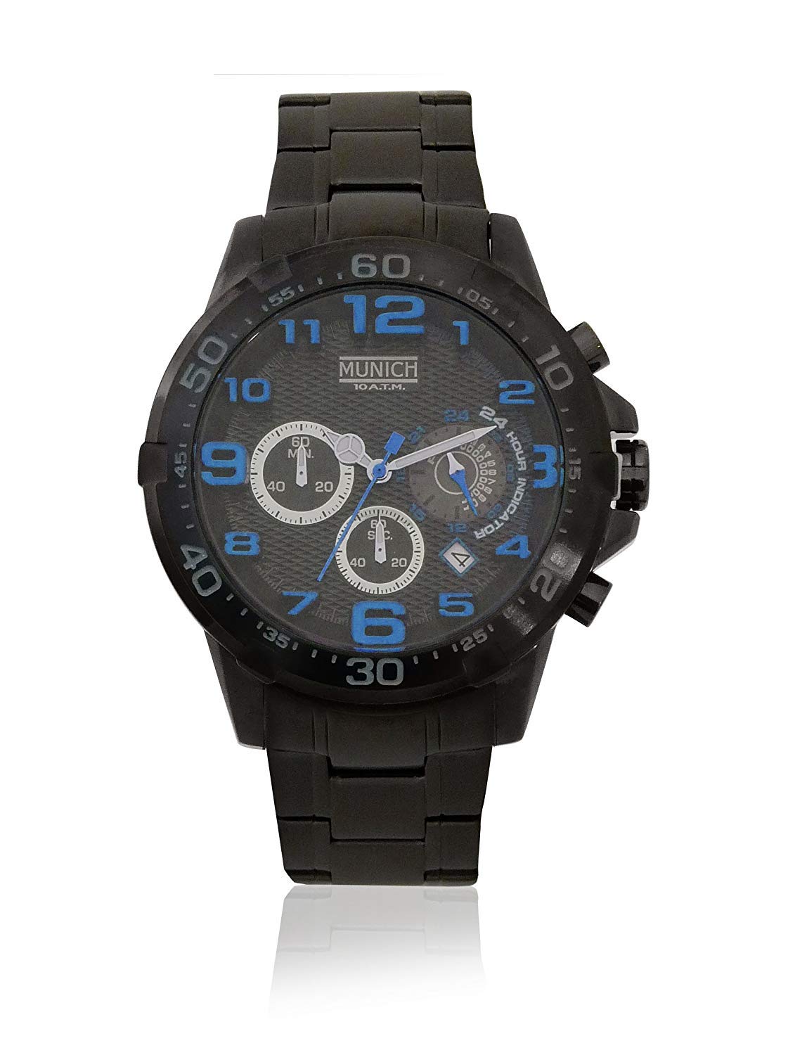 Munich Unisex Adult Analogue Quartz Watch with Stainless Steel Strap MU+139.1C