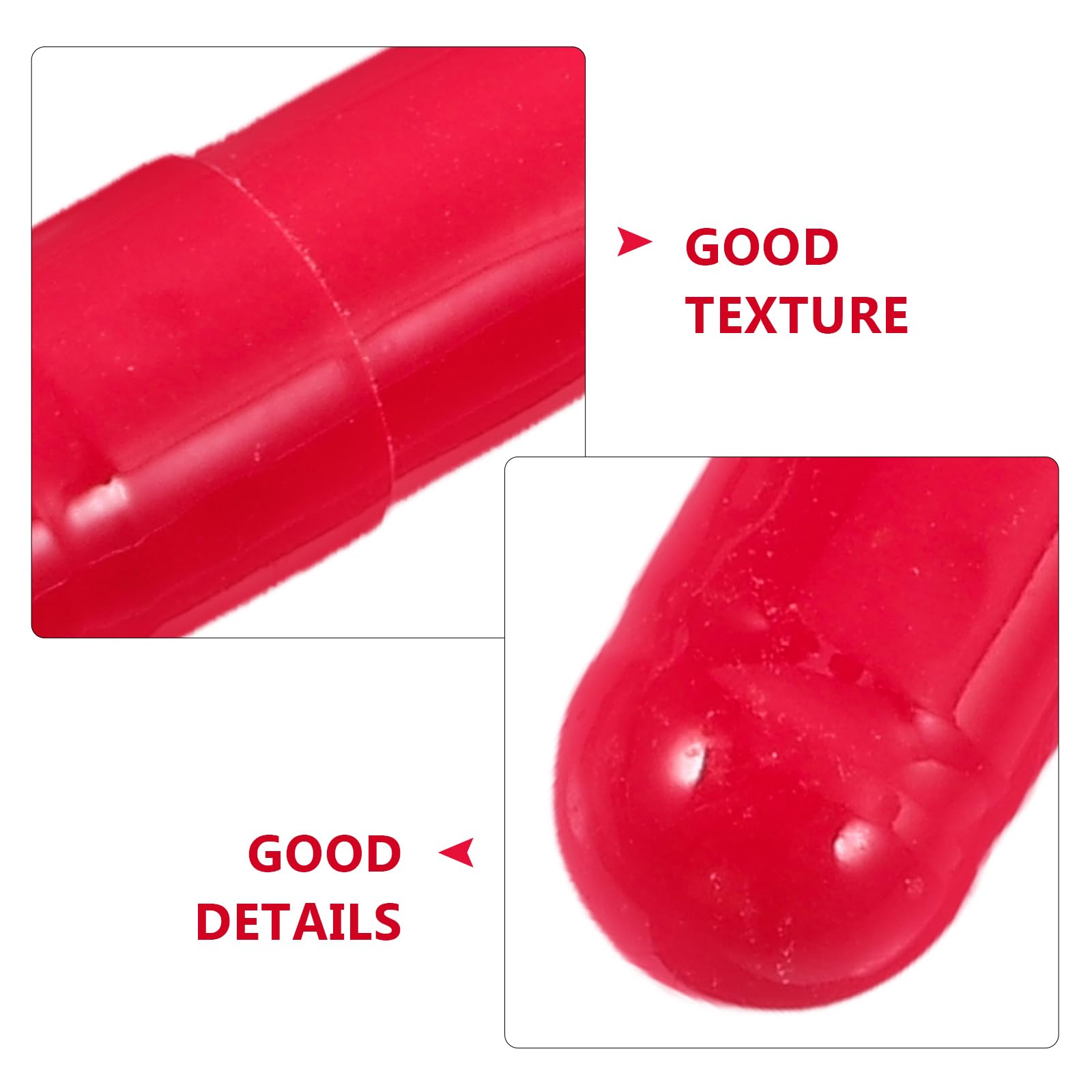Operitacx 24Pcs Fake Blood Capsules Edible Biteable Blood Pills for Halloween Pranks Stage Costume Props Realistic Red Capsules for Party Effects - Image 4