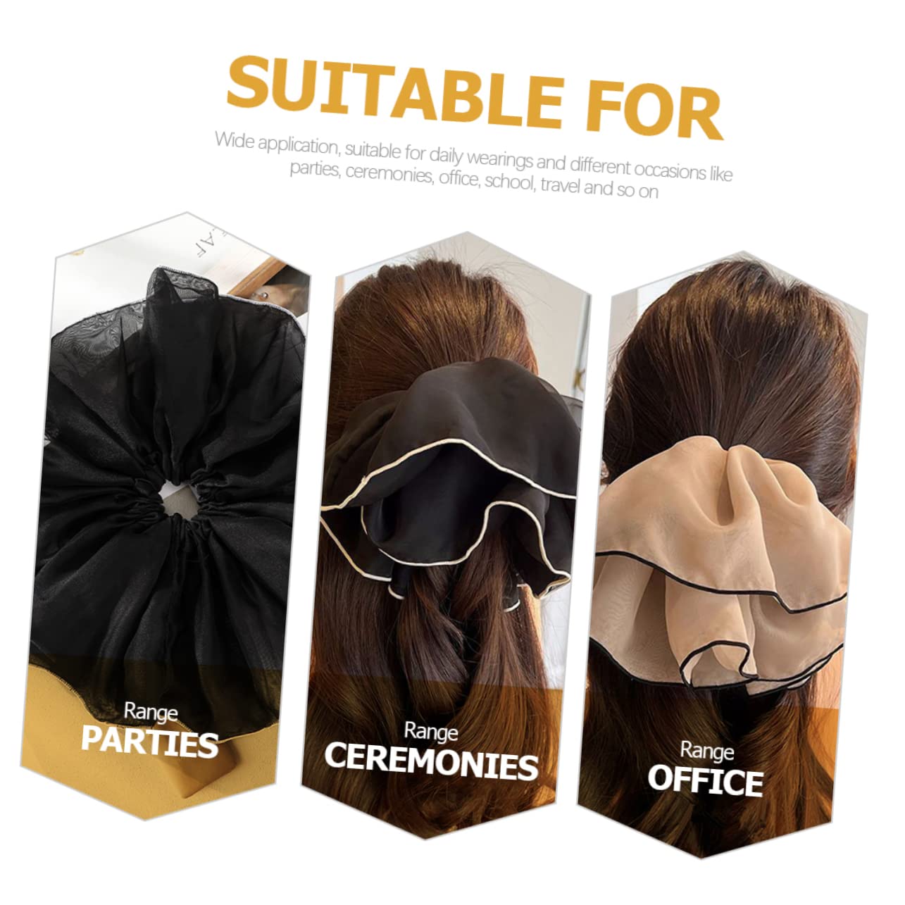 FRCOLOR 8 Piezas anillo de pelo coleteros scrunchies accesorio para el cabello para mujer bufandas para mujer pañuelo para el pelo elástica para el cabello elasticidad toalla de pelo