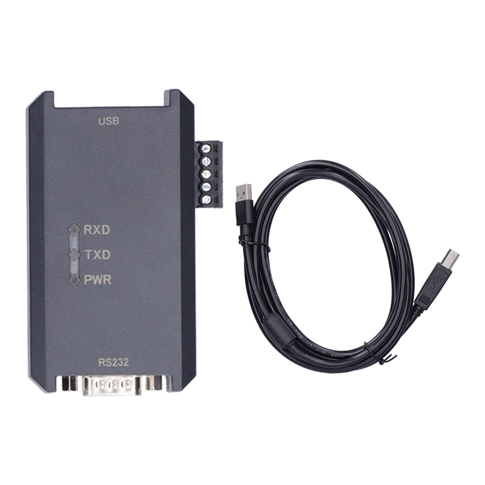 Adaptador de Puerto Serie USB Aislado a /232/422 Convertidor de Alta Velocidad para Sistemas de Control de Automatización Industrial Material ABS