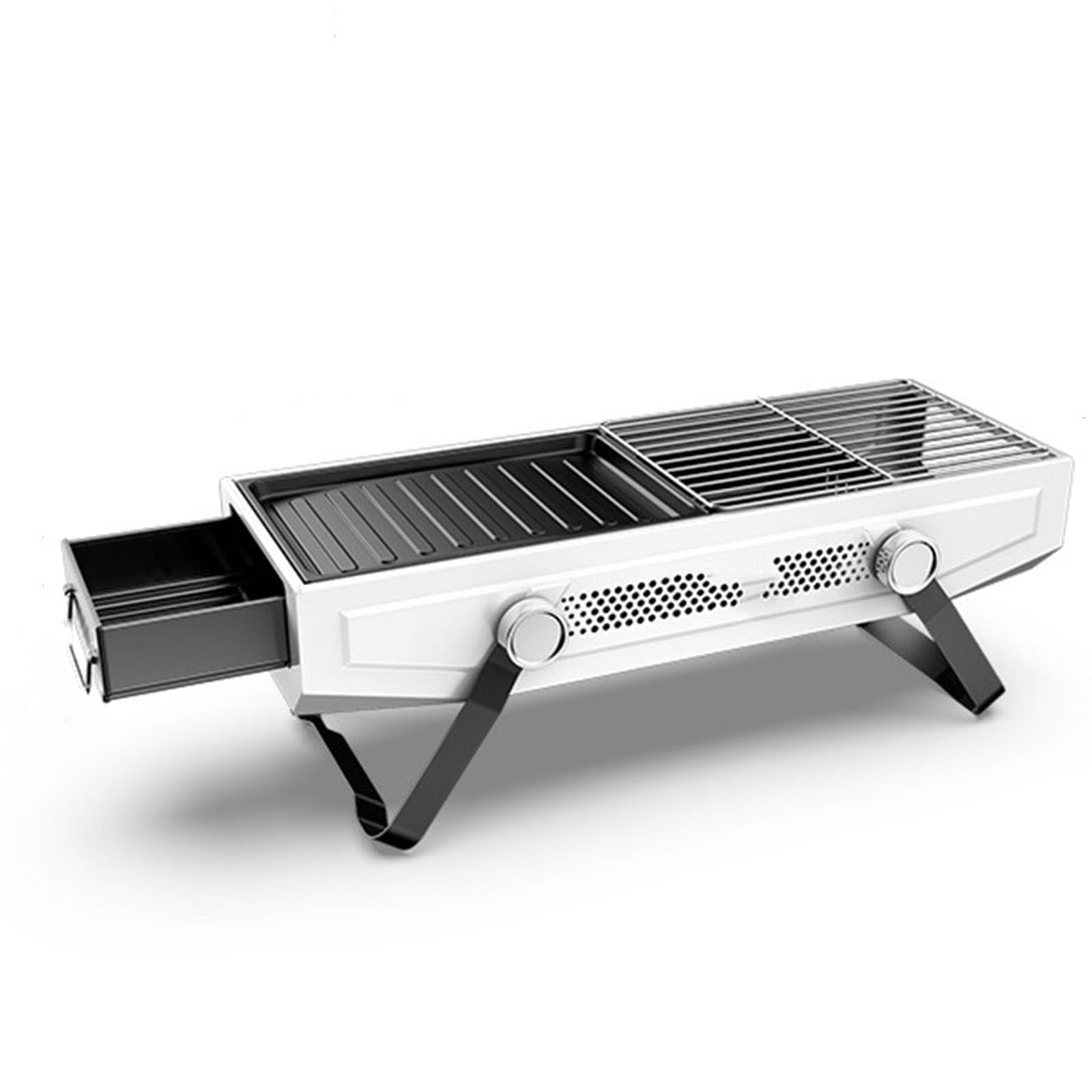 Shangguanyun456 One Color Outdoor Barbecue Grill Outdoor Barbecue Stove Home Rack Multi Functional Portable Folding