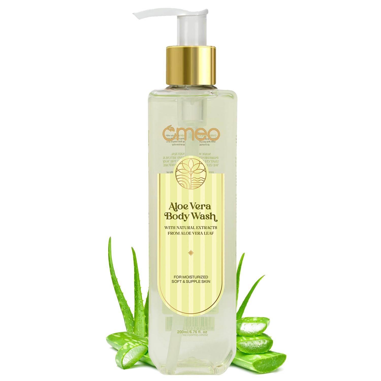 Omeo Aloe Vera Body Wash Shower Gel Women & Men- 200ml |Protects- Dryness, Rough Patches & Uneven Skin Texture, Moisturizer | Glycerine, No Paraben| Gentle Cleanser with Aloe vera Extract-image-33