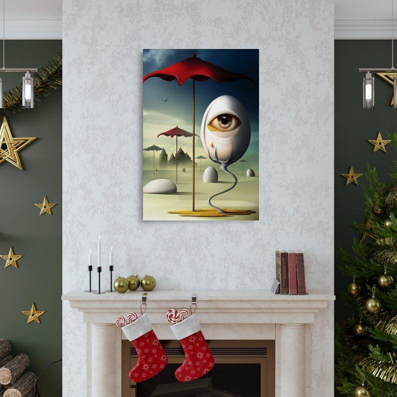 Salvador Dali Bild Auf Leinwand, Abstraktes Ei, Son Produktbild-Vorschau 6
