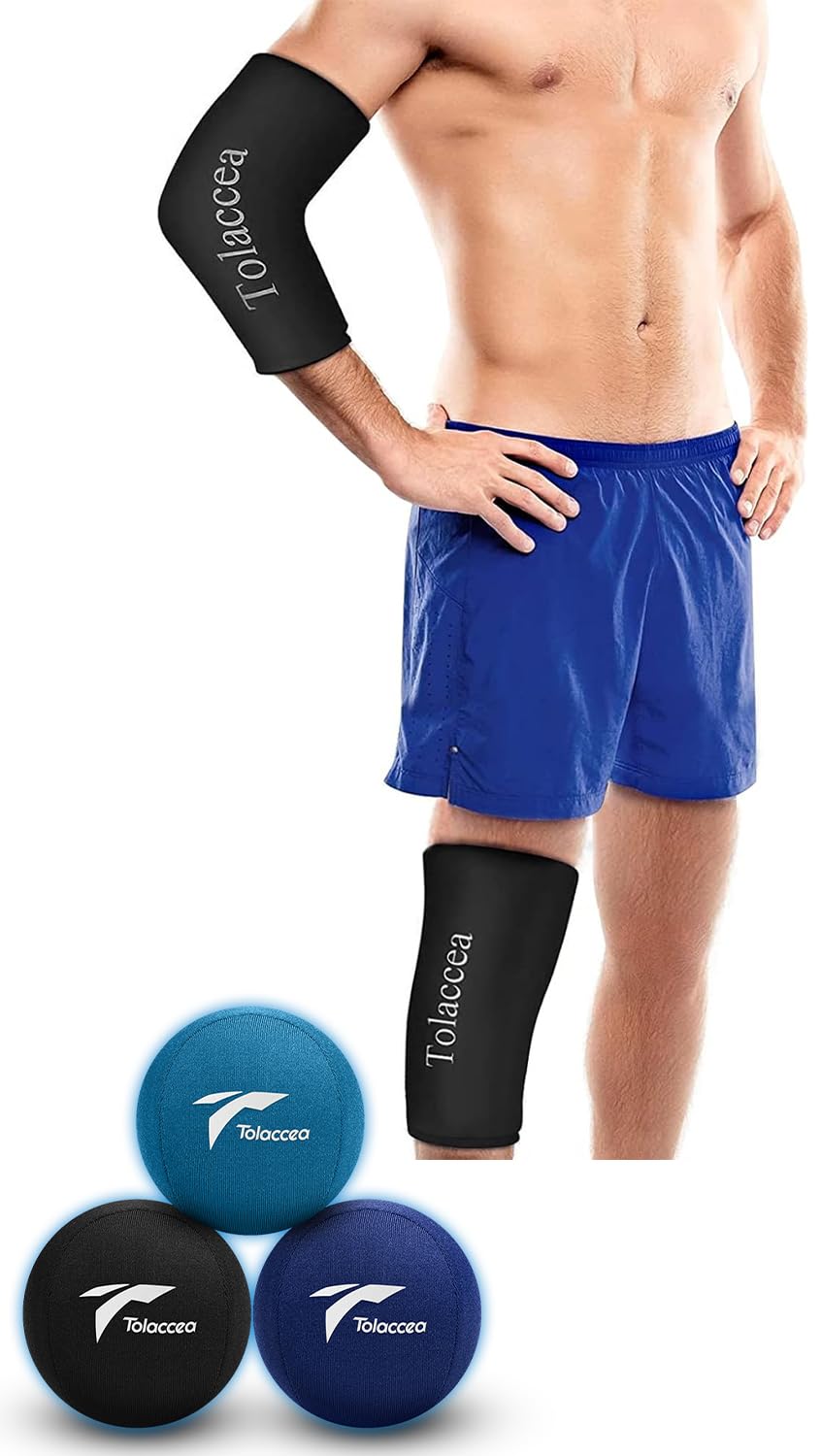TolacceaIce Sleeves&Hand Stress Ice Balls Bundle