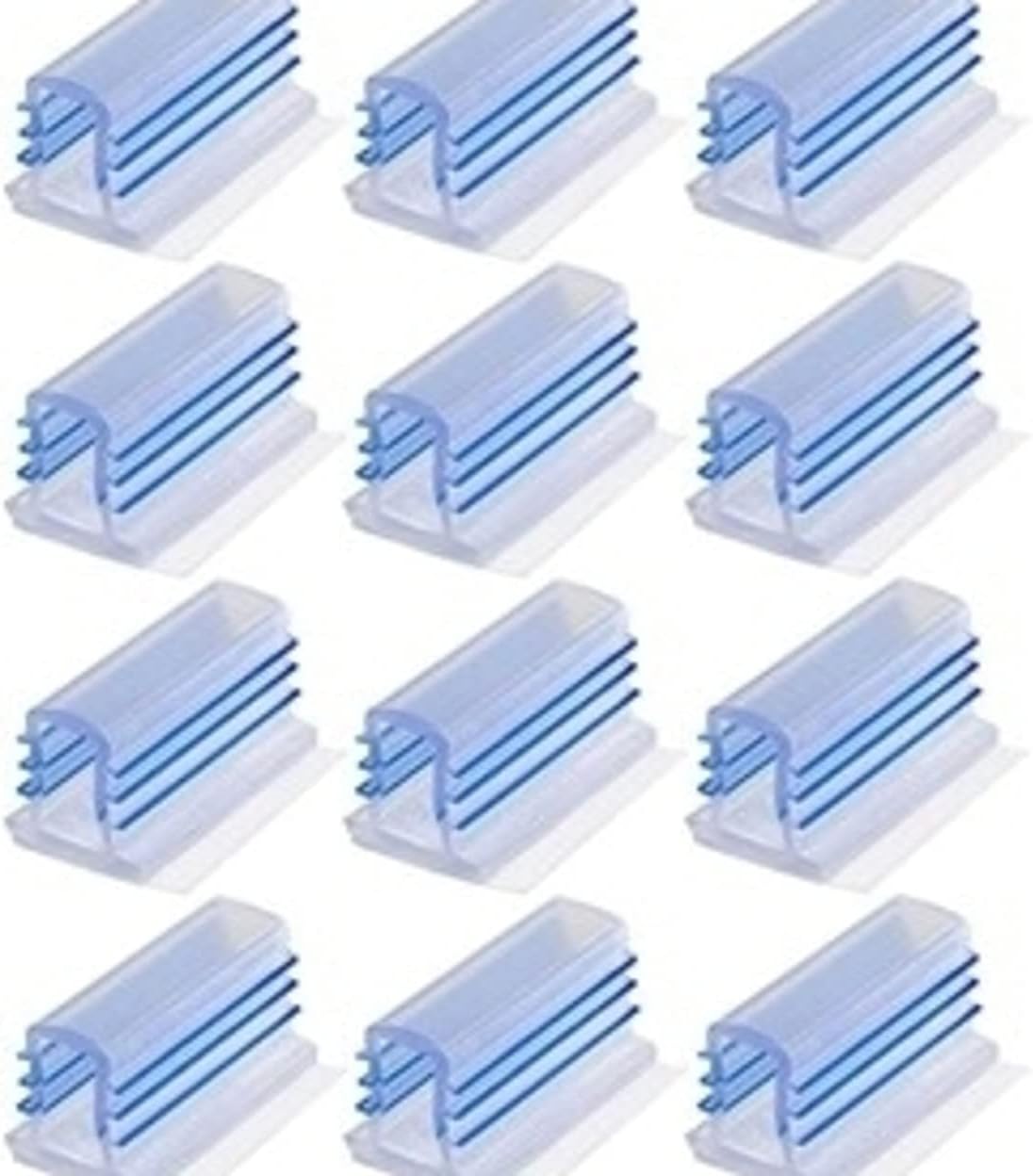 Organized Living freedomRail Shelf-Loc Clear Shelf Locators for Wood Shelves, Set of 12