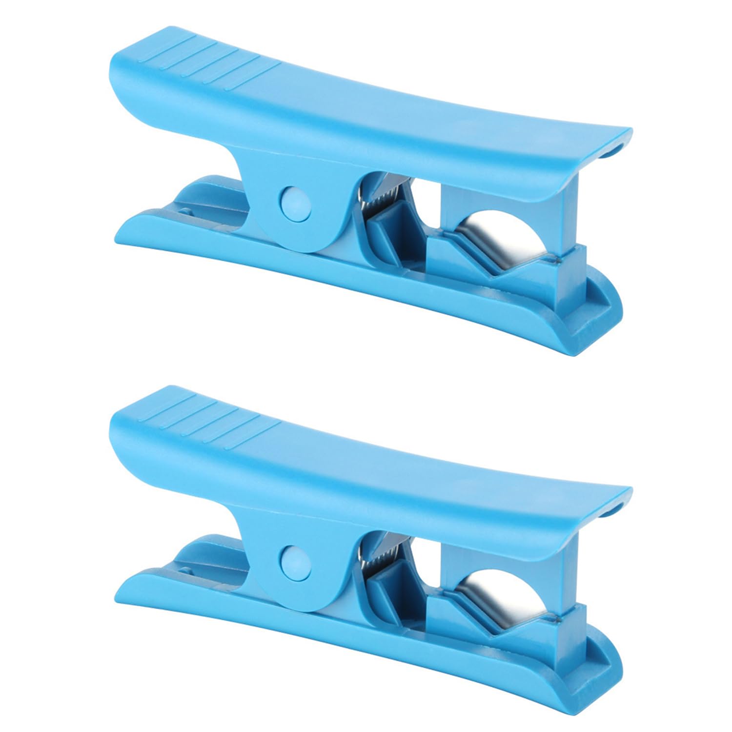 Uclever Blue 2Pcs Irrigation Tube Pipe Cutter Plastic Hose Cutter For Up To 16Mm Od Pu Pe Tubing (Blue)