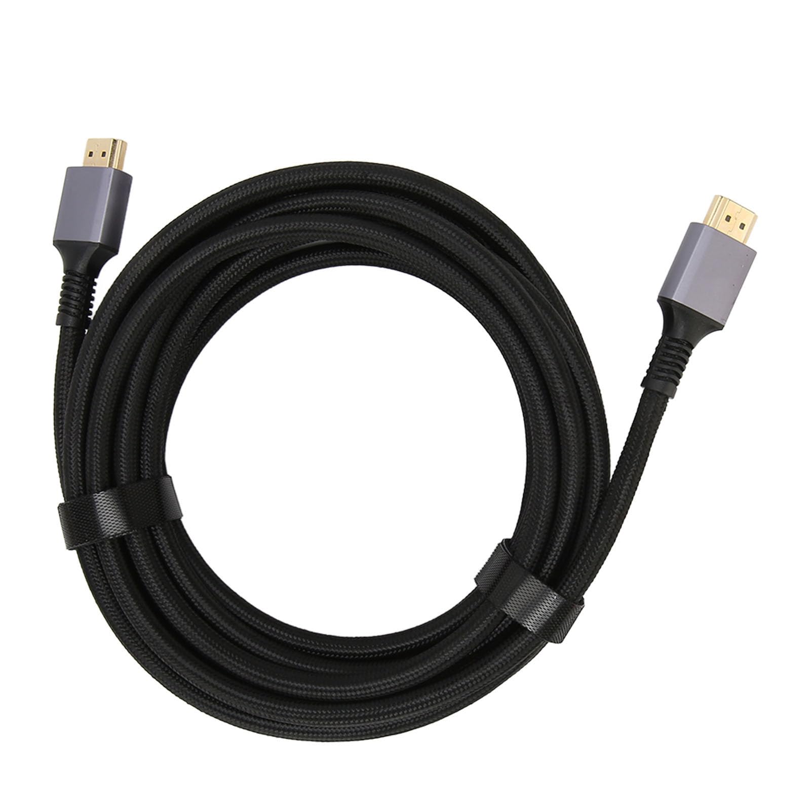 Fockety Cavo HDMI 8K, 8K a 60Hz Interfaccia Multimediale 4K a 120Hz Cavo Video HD, Conduttore OFC Puro Diametro Filo 16,4 Piedi 6,7 Mm Interfaccia Multimediale HD 2.1 Cavo per TV HD 8K