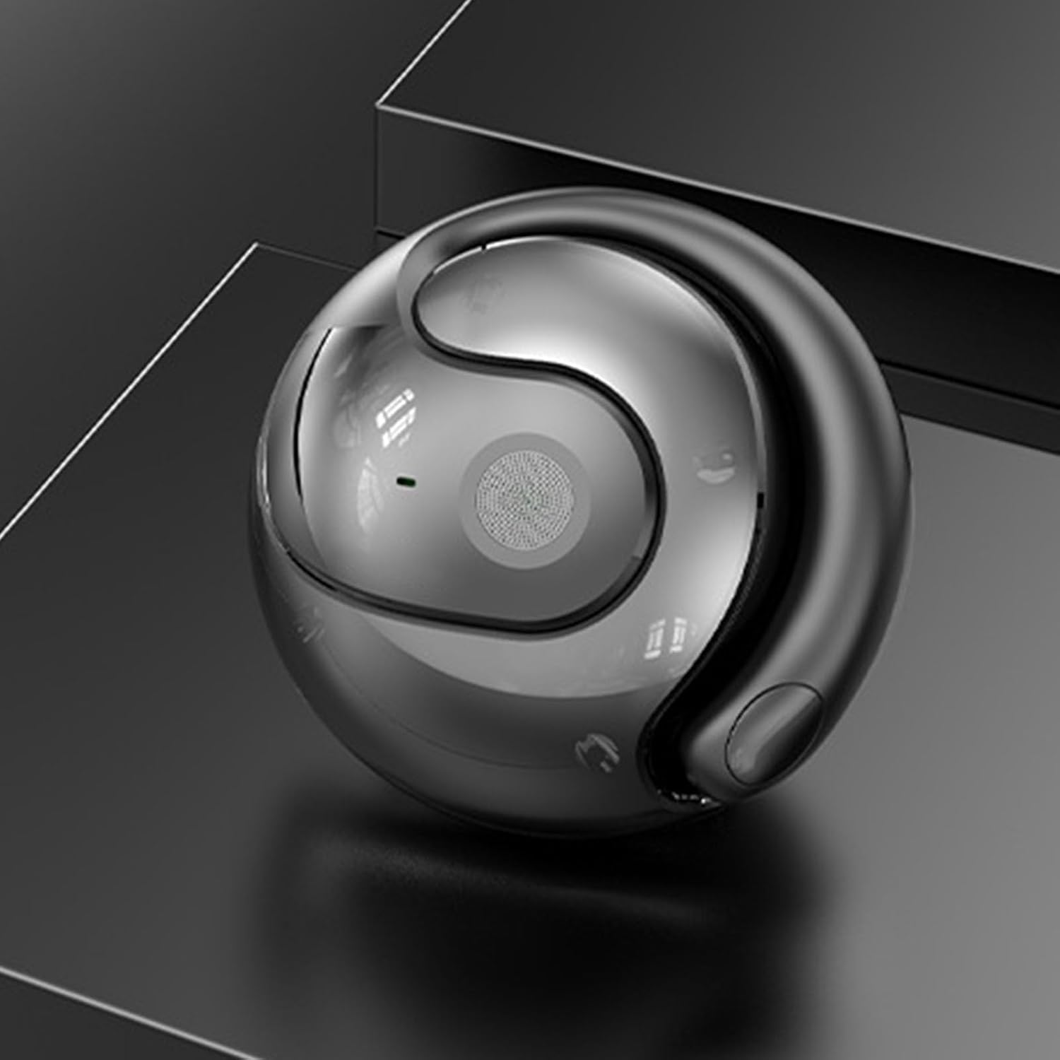 T26 Pro earbud with musical notes indicating audio quality