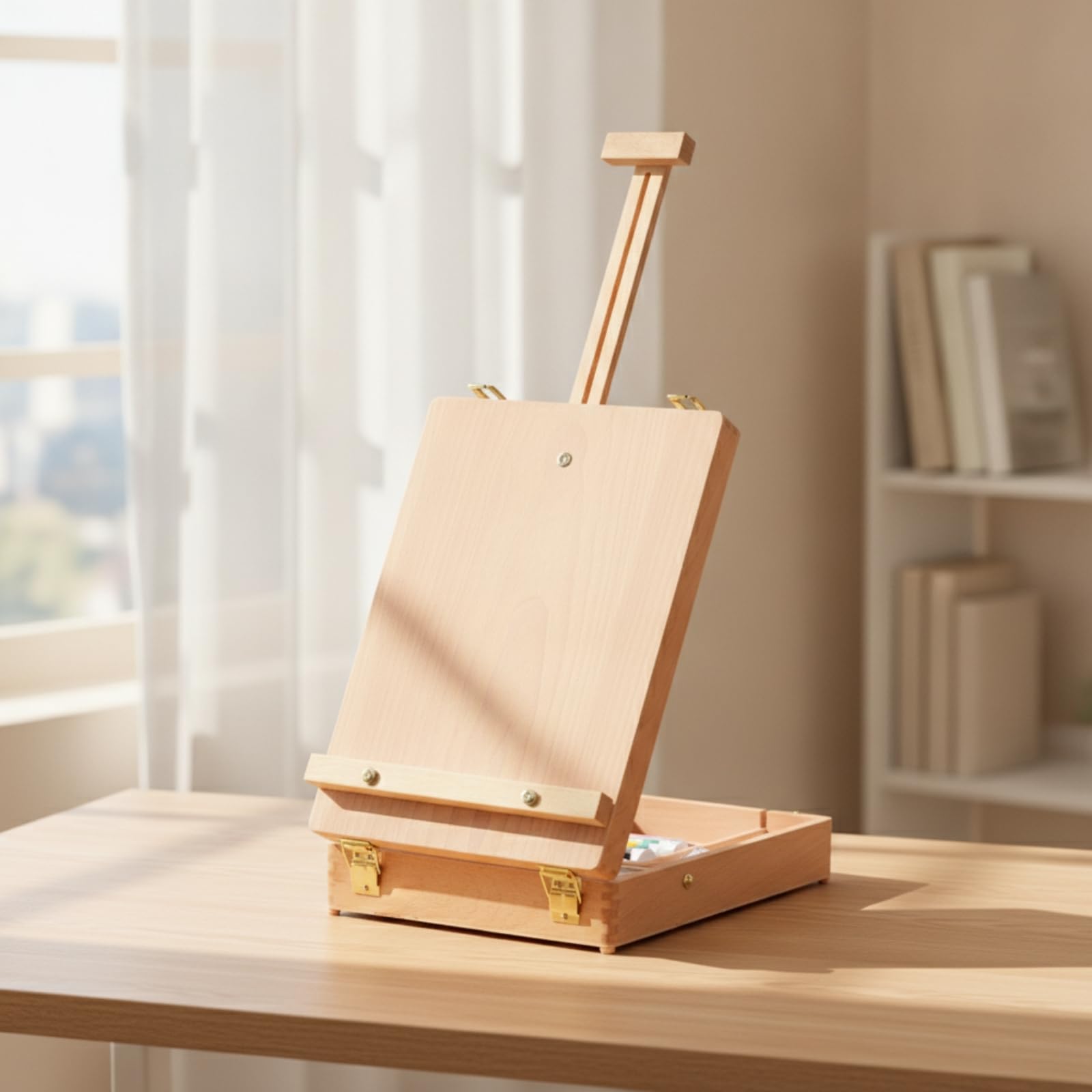 Maletín Pintor con Plegable, Madera