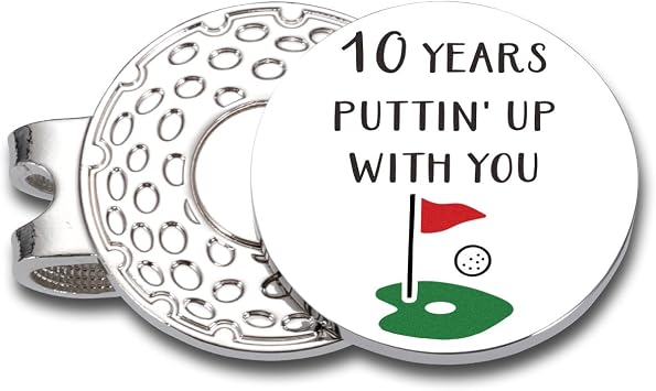 10 Year Anniversary Golf Gifts for Men Tin Gifts for 10 Year Anniversary