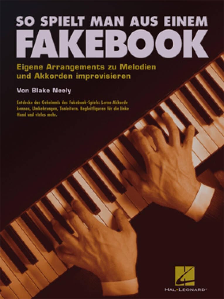 Livre So spielt man aus einem Fakebook pour apprendre le piano et l'harmonie musicale