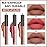 AMY\'S DIARY 3Pcs Matte Liquid Brown Lipstick Sets, Brown Lip Stain Long Lasting 24 Waterproof Lip Gloss Makeup Gift Set for Women Lippies(Set09)