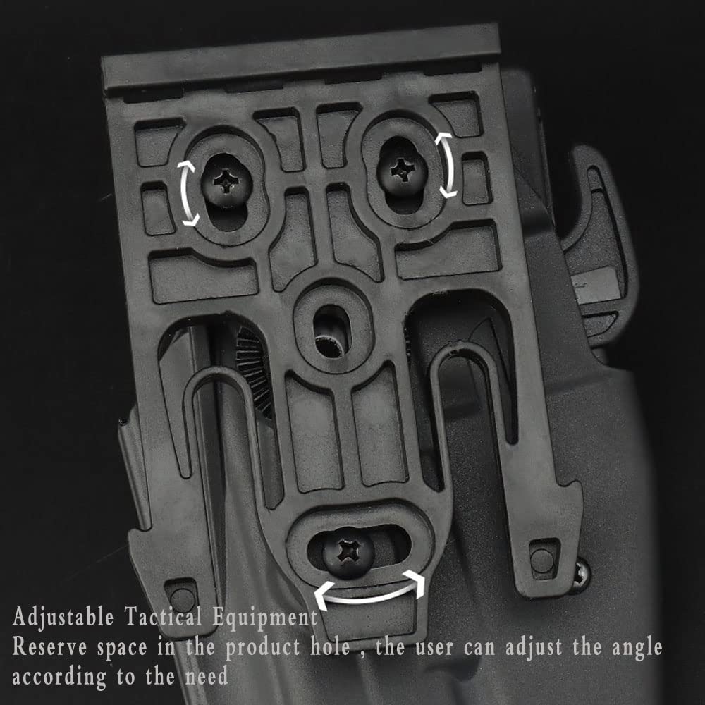 Tactical QLS Gun Holster Adapter Base Qucik Release Buckle Kit, Quick Pull Holster Adapter Base Zubehör