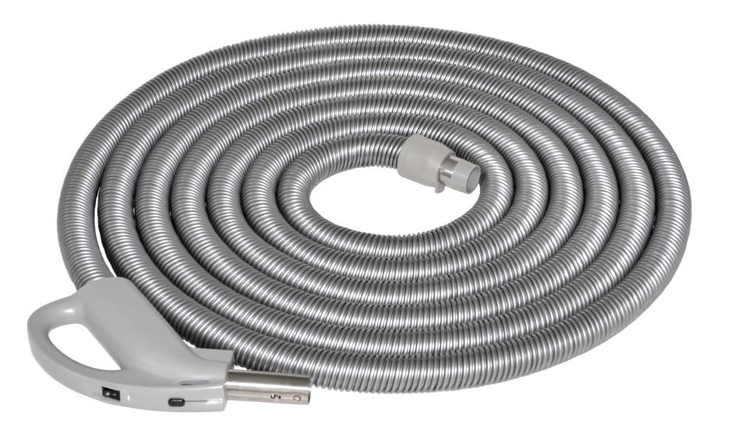 Genialvac Komfort Schlauch Ergonomic für Zentralstaubsauger, für die meisten Saugdosen verwendbar (Länge 12m)