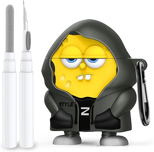 Paquete de 3 fundas para AirPods de personajes de dibujos animados para AirPod 21, funda 3D Kawaii AirPod de 2 generación, divertida y divertida