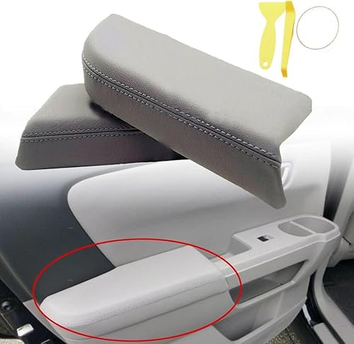 GXARTS Paneles de puerta trasera trasera cubierta de cuero reposabrazos viene con herramientas de instalación para Honda Pilot 2009 2010 2011 2012