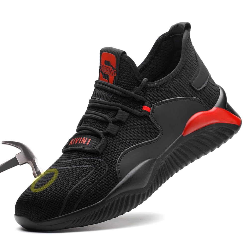 Scarpe Antinfortunistiche Scarpe da Lavoro Uomo Donna Scarpe Protettive con Puntale in Acciaio Sneakers Traspiranti 36-46