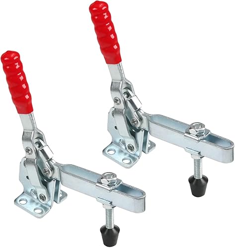 Utoolmart Herramienta de mano abrazadera de palanca vertical GH-12132 Abrazadera de liberación rápida 500.4 lbs Capacidad de sujeción Abrazadera de