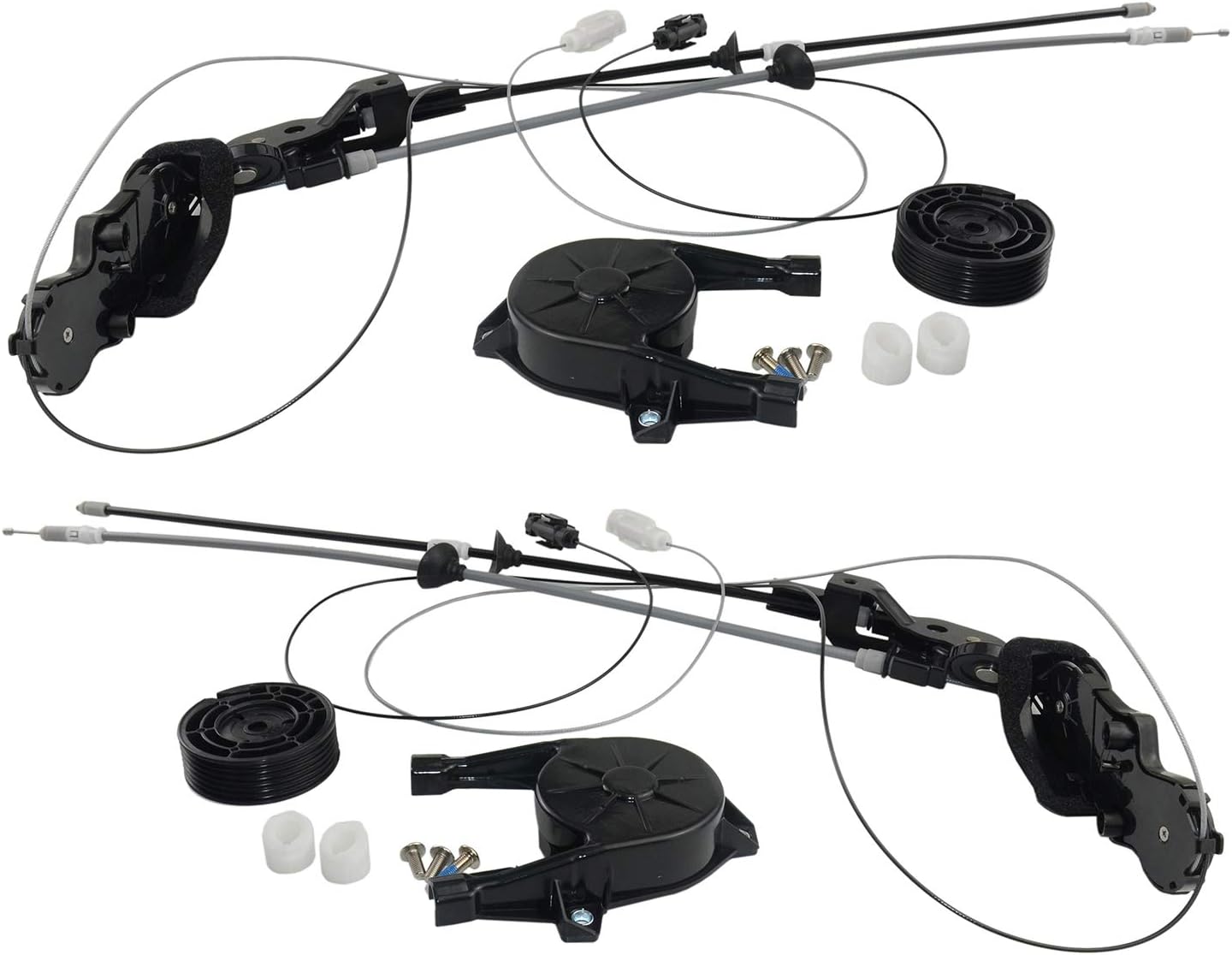 Power Sliding Door Cable Kit Replacement for 2004-2010 Toyota Sienna 3.3L 3.5L V6 Part# 924-550, 924-578, 85620-08052, 85620-08042