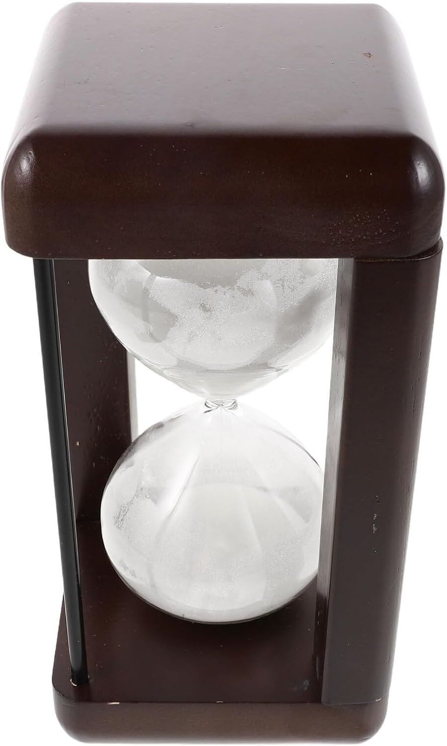 Glass Hourglass Timer 60-Unit White Sand Retro Decorative Sand Timer for Office, Classroom, and Home Time Management