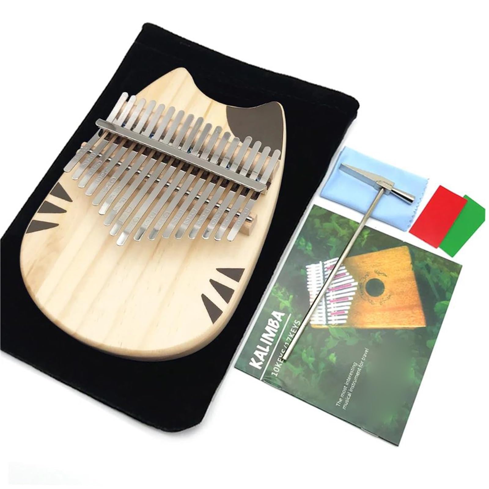 Fortepian Na Kciuk Mini 17 Klawiszy Kalimba Thumb Instrumenty Muzyczne Na Fortepian Dla Początkujących Lub Profesjonalistów
