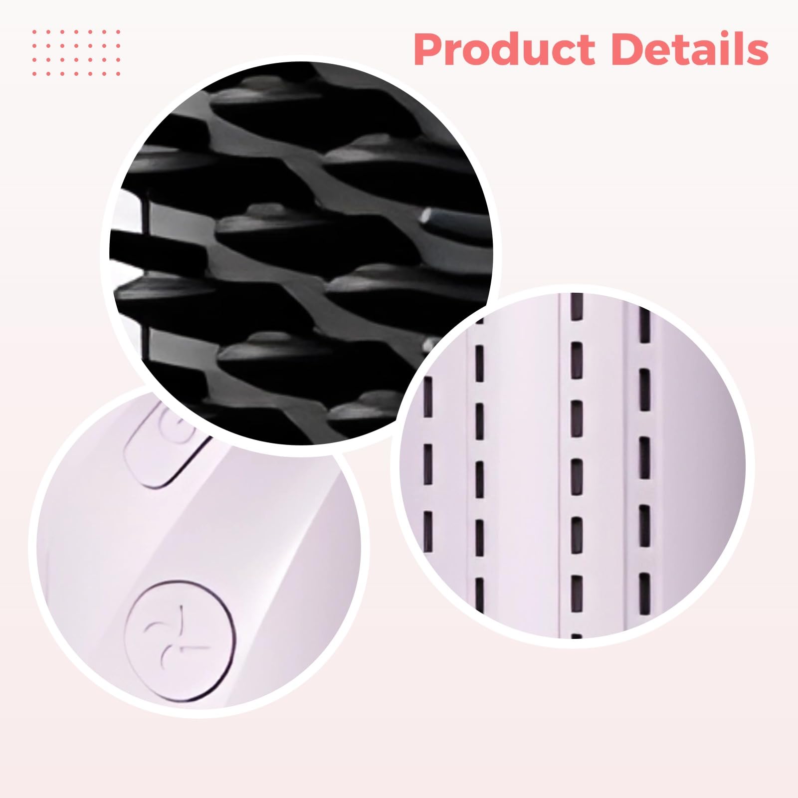 Taro Haarglättungsbürste, Kaltluft-Stylingkamm für Frauen, 2-in-1 zum Glätten und Locken, 3 Heizstufen, 45 W für schnelles Styling, leicht, 9 oz / 254 g, mit elegantem Taro-Finish, für Alltag und