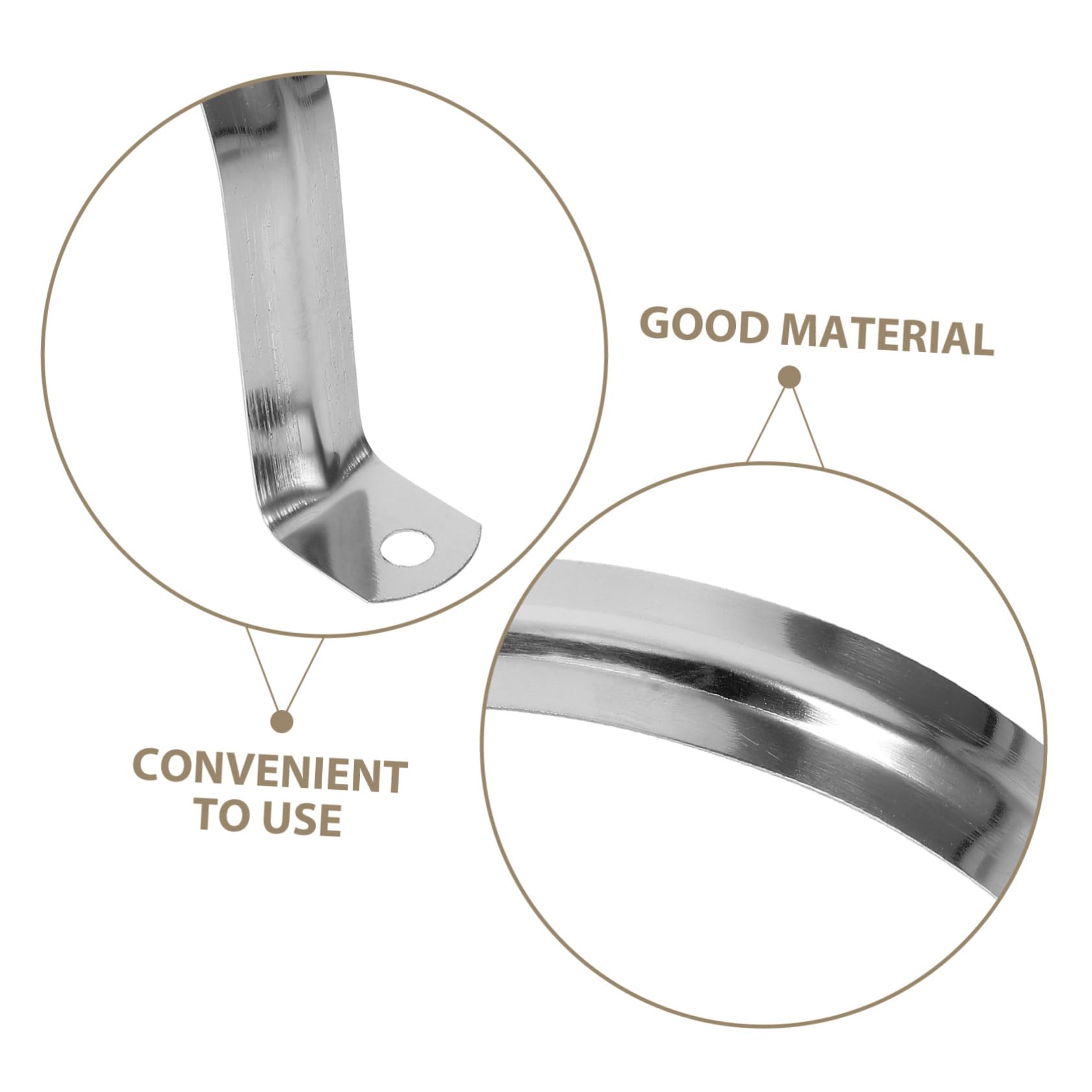 Alipis Morsetto per Tubo in Acciaio Inox 100 Pezzi, Fissaggio Sicuro per Tubo e Flessibile, Facile Installazione per Uso Industriale e Domestico