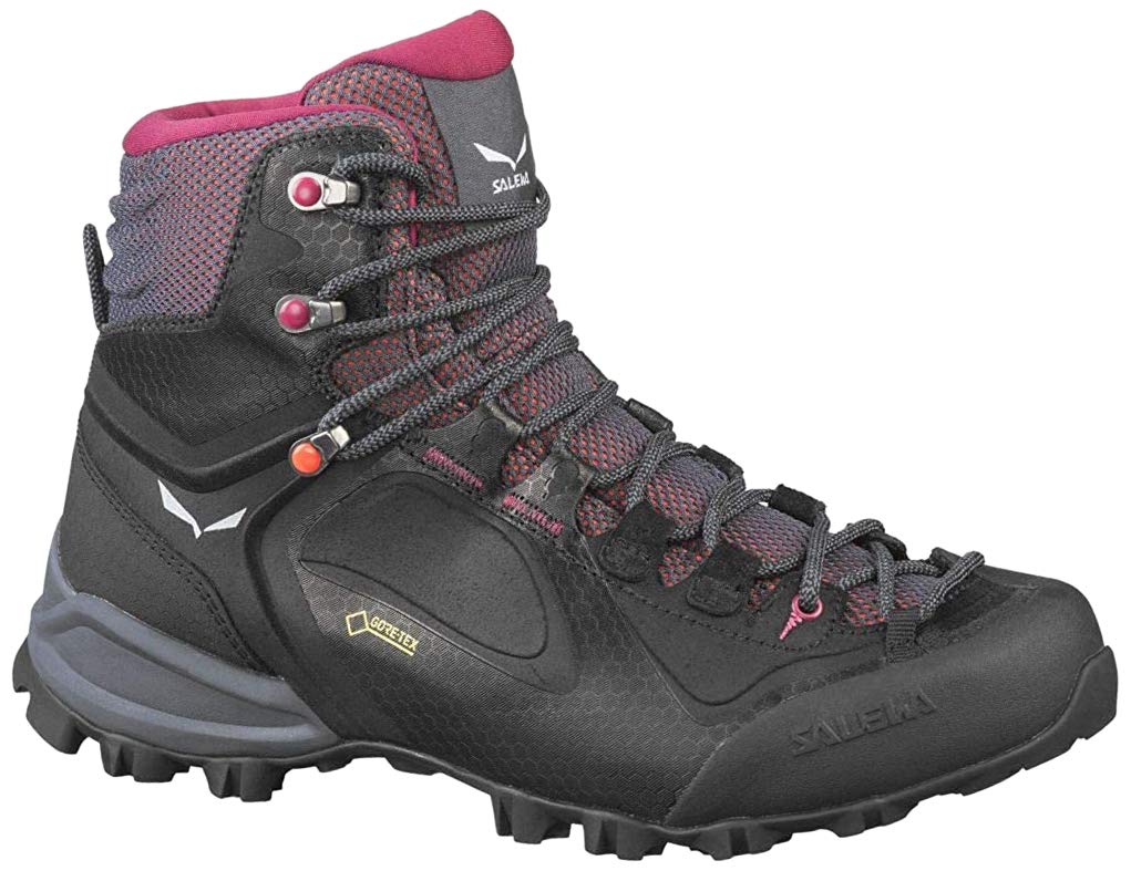 Salewa WS Alpenviolet Mid Gore-TEX, Trekking & hiking boots Women's, Blue (Ombre Blue/Fluo Coral), 5.5 UK