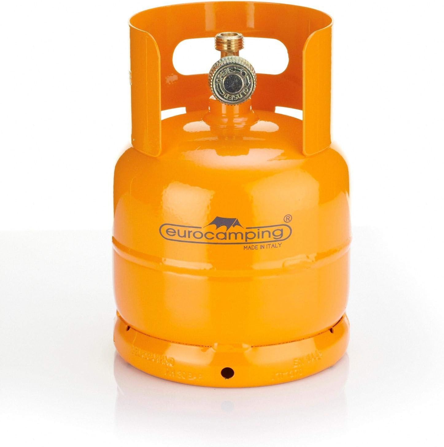 Bombola Gas 1kg Propano Ricaricabile Vuota Camping