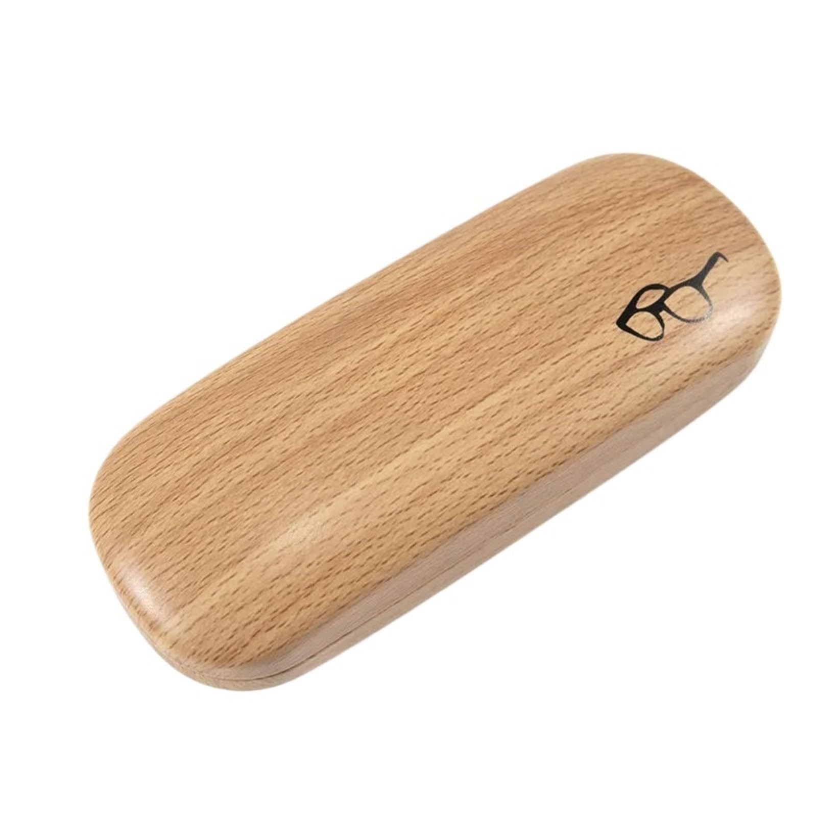 Hard Glasses Case Women Wood Grain Eyeglass Cover Portable Reading Box For Men Pour Femmes et Hommes
