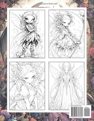 Fate Dell'Orrore Libro da Colorare: Pagina Da Colorare Delle Fate Dell'Orrore, Disegni Incredibilm
