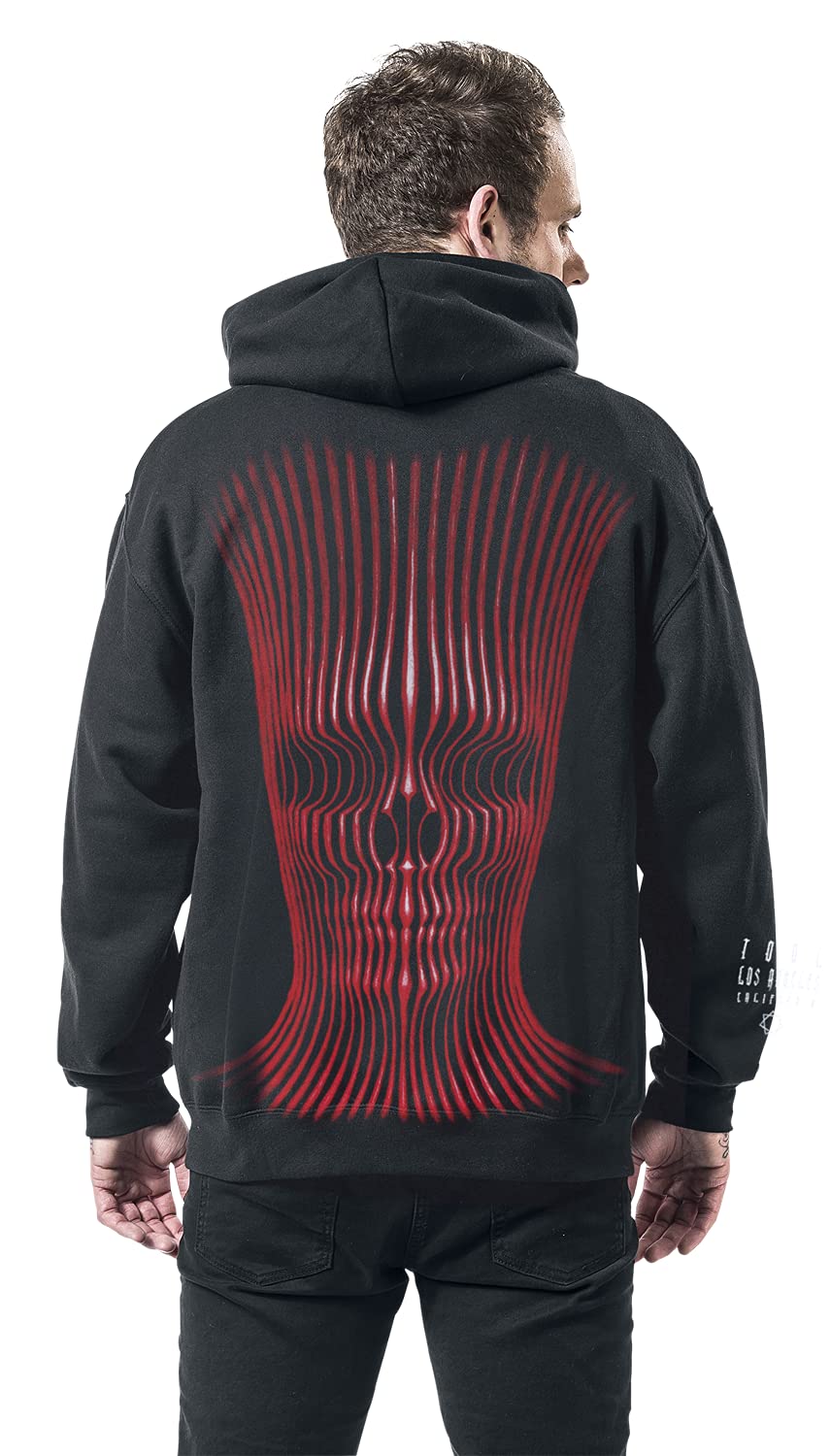 Tool Grid Skull Männer Kapuzenjacke schwarz Band-Merch, Bands