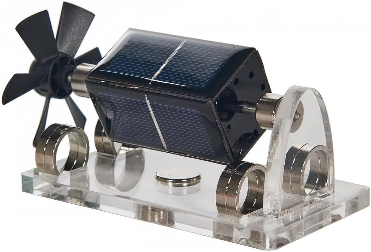 Levitation Type Fan Blade Solar Motor Model Toy, Creative Decoration Science Gift, Science and Education Experiment Toys