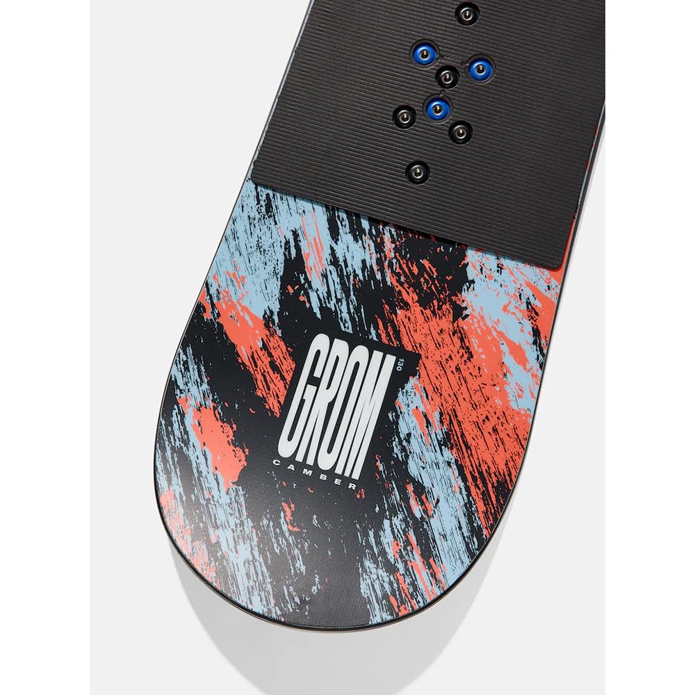Burton - Tavola da snowboard Kids' Grom Camber Ragazzo - Ragazzo - Dimensione 130 - Grigio