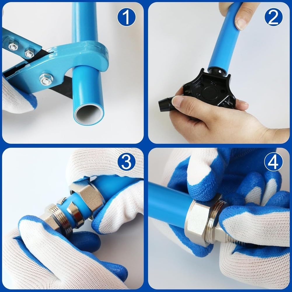 Distribuidor de aire comprimido de 3/4 pulgadas, kit de salida de aluminio con válvulas de latón para conductos de compresor, taller, garaje, 2 unidades